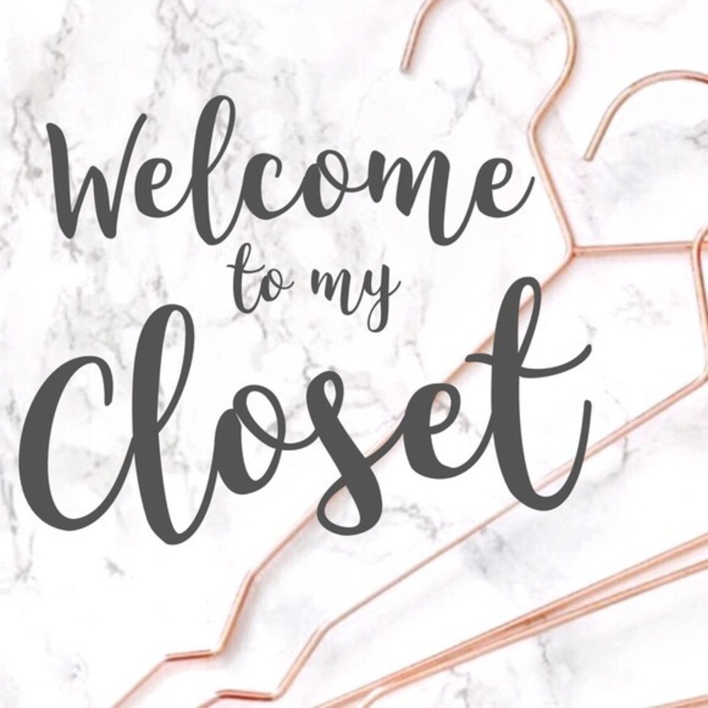 Welcome to my closet